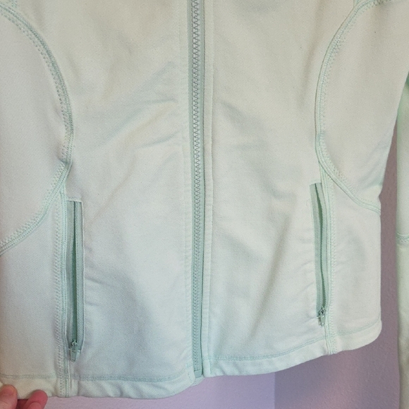 Women's Mint Green Utility Jacket - Picture 9 of 11